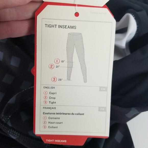 NWT The North Face Contoured Tech High Rise Flash Dry Leggings XS Geometric - Picture 15 of 16